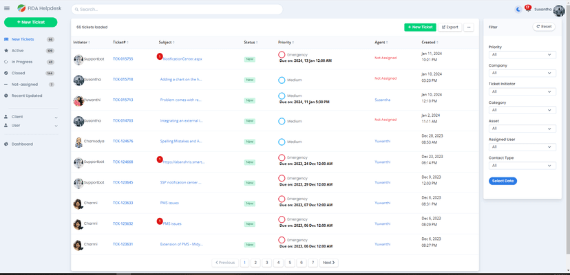Helpdesk Support Management